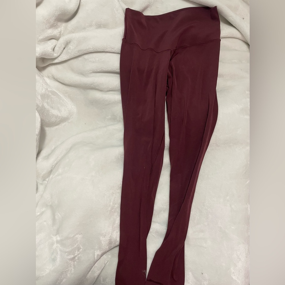 Online by Aerie Red/Burgundy Leggings Size Medium Women’s